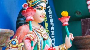 Goddess Lakshmi as described in Ashtalakshmi stotram lyrics