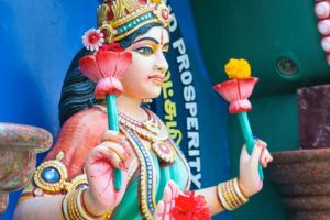 Goddess Lakshmi as described in Ashtalakshmi stotram lyrics